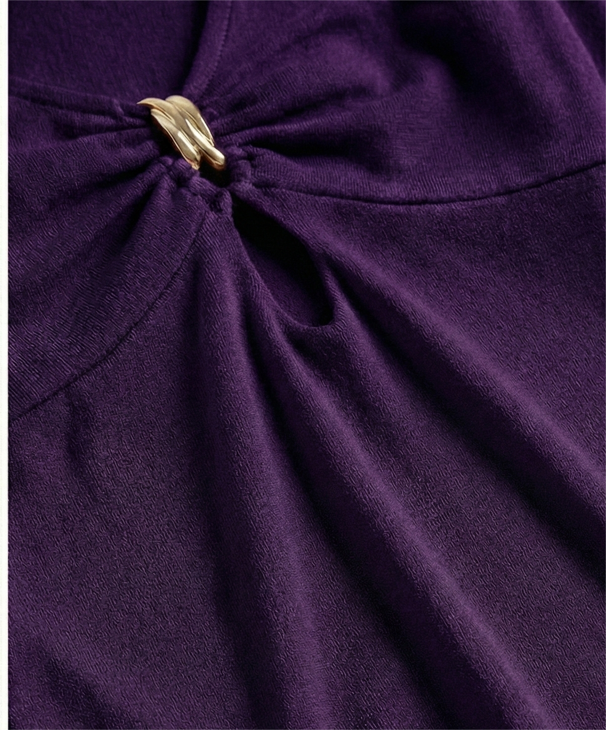 Mor Detaylı Bluz - Görsel 4