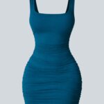 Mavi Slim Fit Elbise