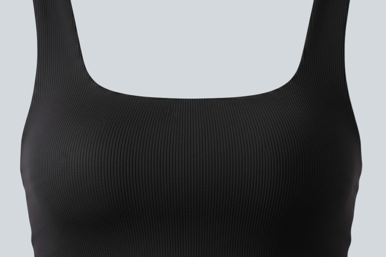 Siyah Spor Crop - Görsel 4