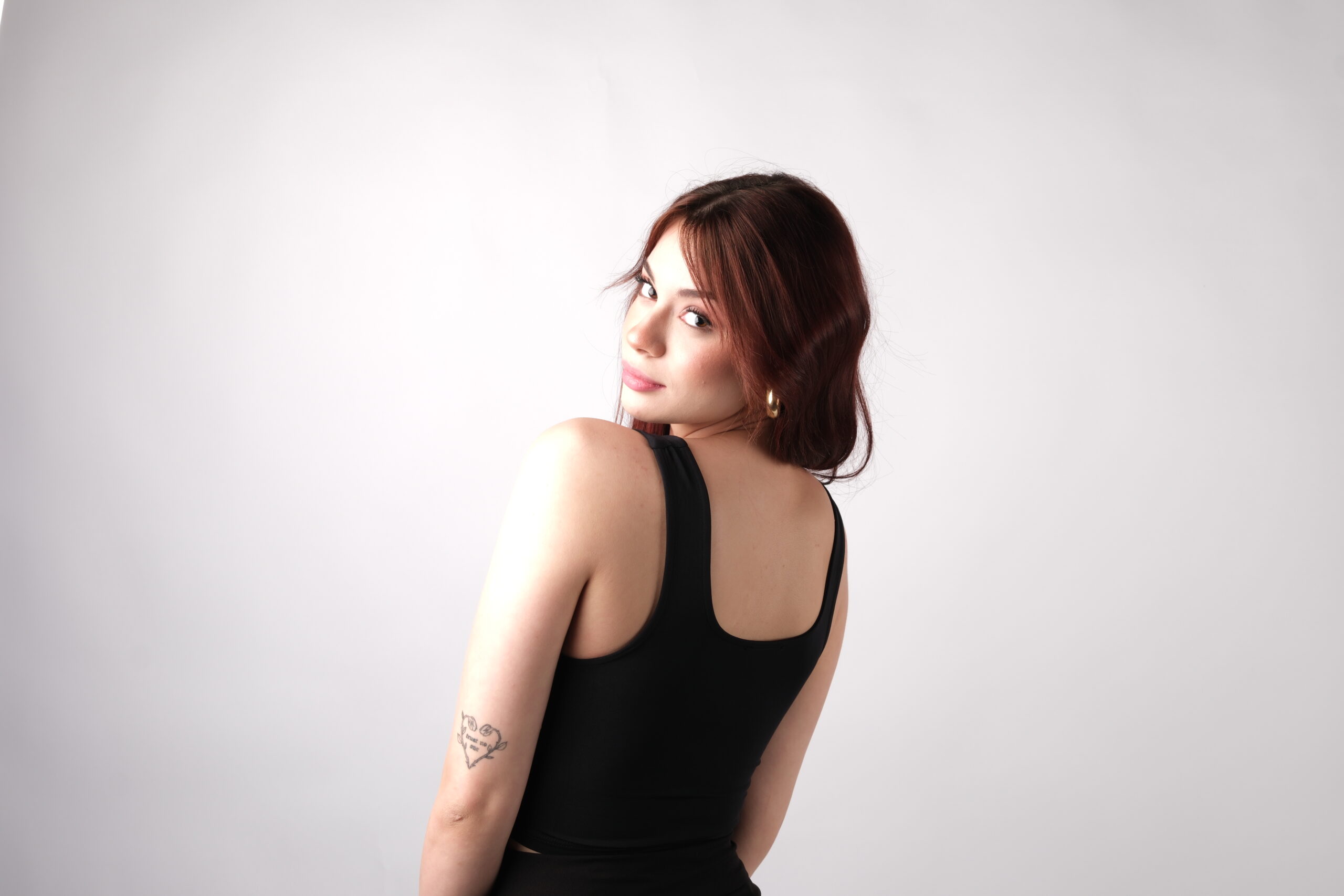 Siyah Spor Crop - Görsel 3