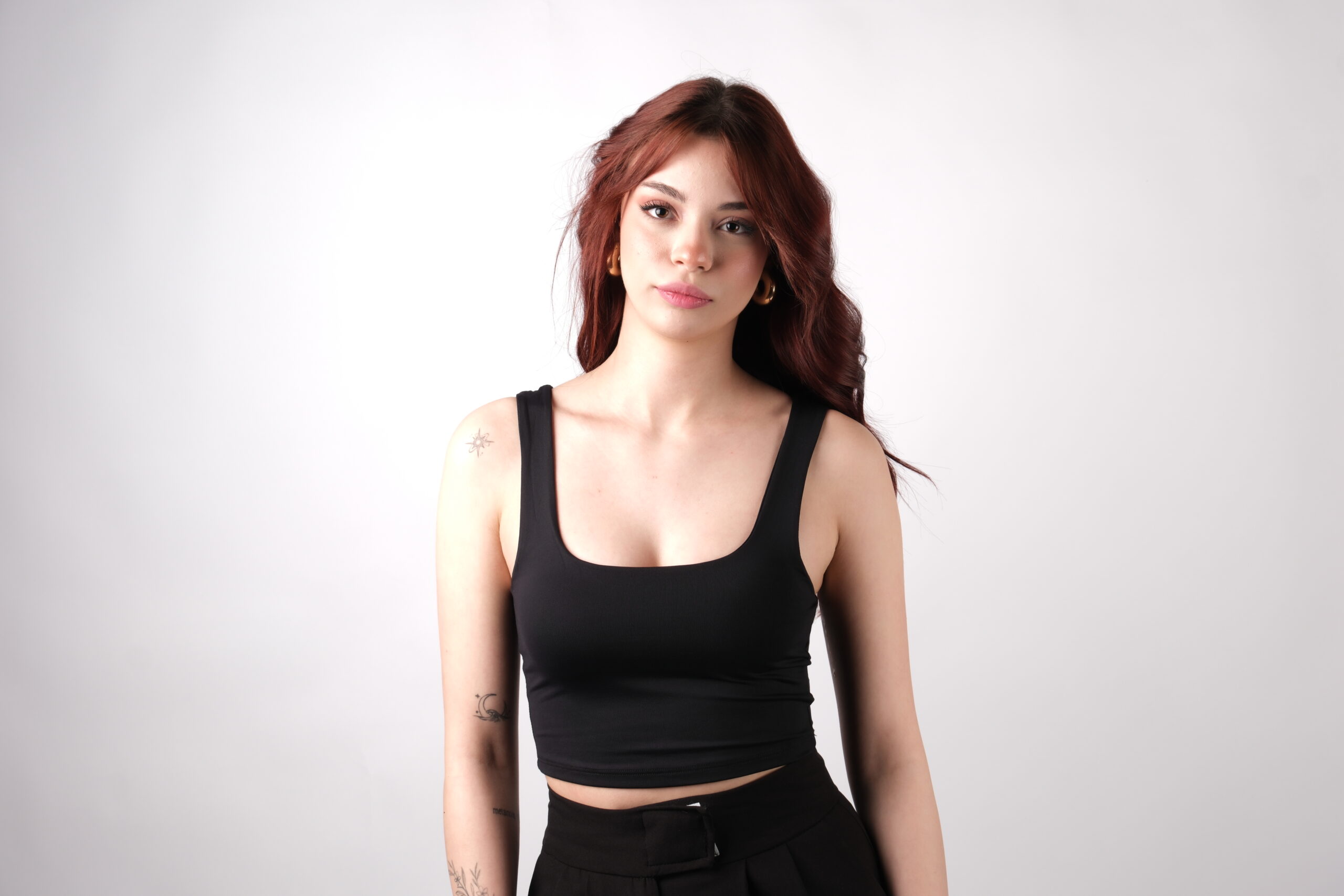 Siyah Spor Crop - Görsel 2