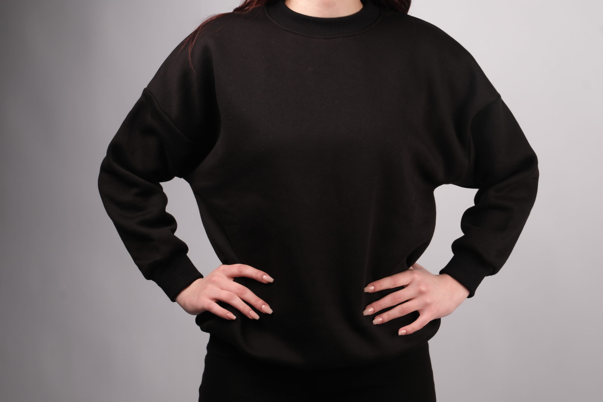 Siyah Sweatshirt - Görsel 2