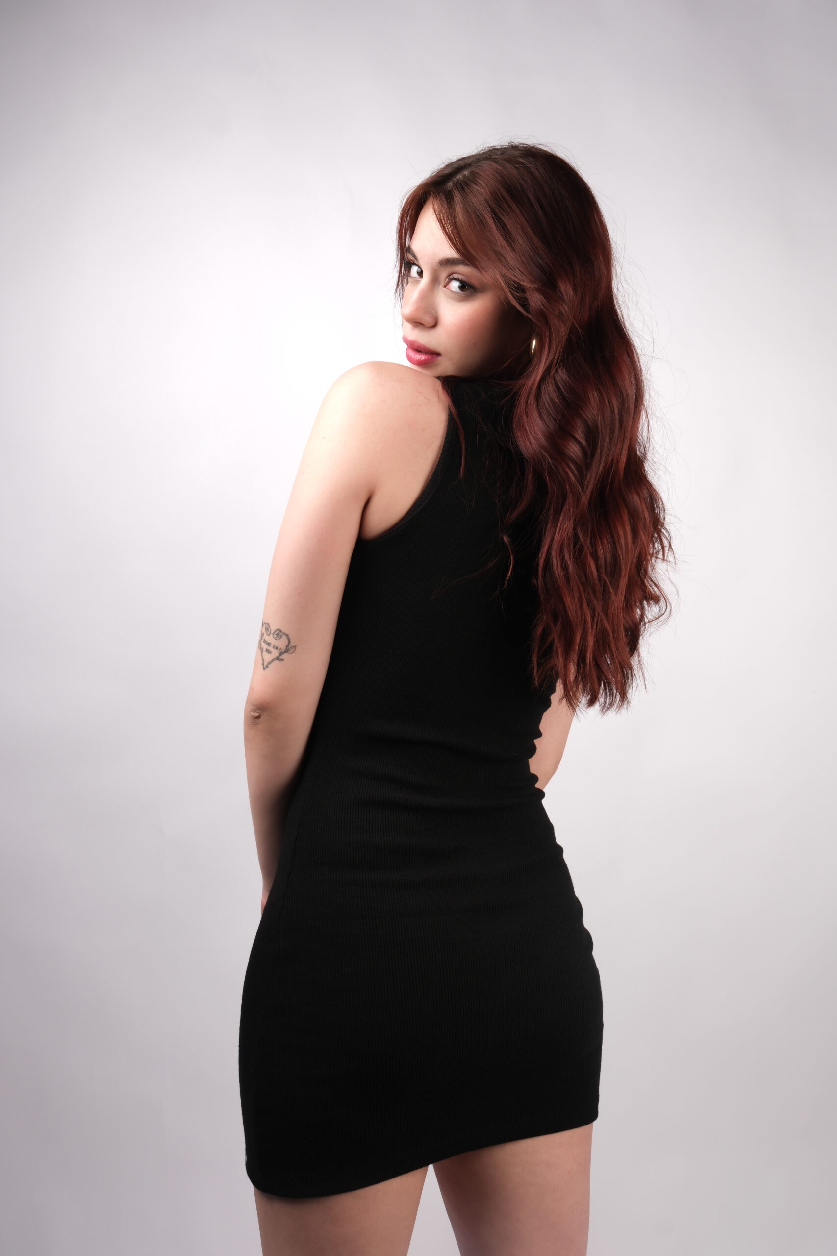 Siyah Slim Fit Elbise - Görsel 3