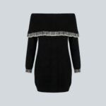 Siyah Triko Elbise